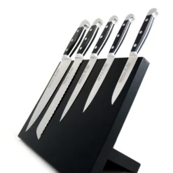 Magnet Messerpult, Alpha, Esche Schwarz, 6tlg.