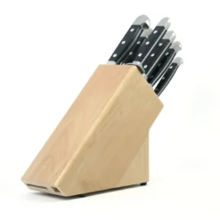 Messerblock, Alpha, Buche Natur, 9tlg.