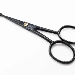 Nasenschere/Nasenhaarschere, Brüniert, Gesamtlänge 10 Cm