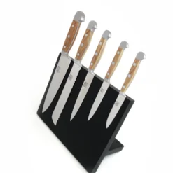 Magnet Messerpult, Alpha Olive, Buche Schwarz, 6tlg.