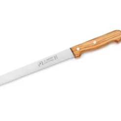Brotmesser Olivenholzgriff 20cm Welle