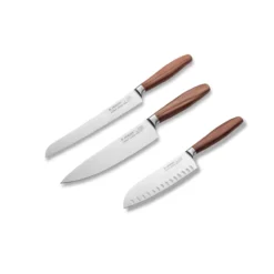 Messerset 3tlg. Eterno, Pflaumenholz, Geschmiedet